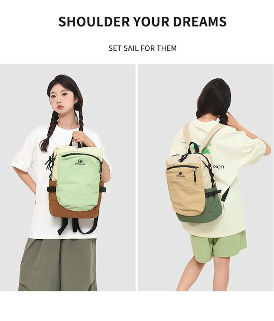 Outdoor-Doppelschulter-Rucksack für Frauen, große Kapazität. Es ist tragbar und geeignet für das Pendeln, Reisen. Es ist ein cas MedSurgery Store für digitale Gesundheit