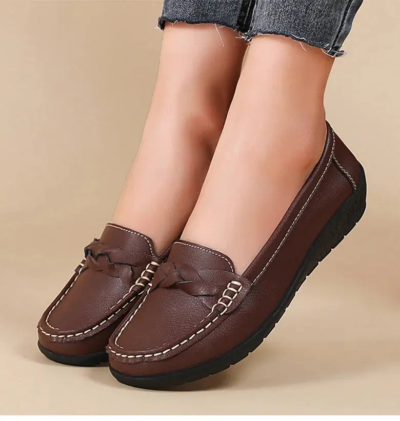 Damenschuhe 2025, Neue Weiche Leder Flache Schuhe, Damen Loafer, Casual Flache Schuhe, Damen Schuhe, Damen Weiße Schuhe MedSurgery Store For Digital Health