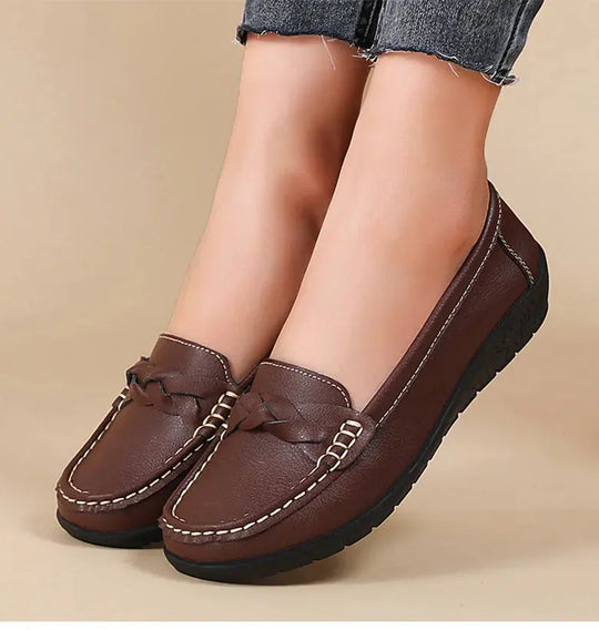 Damenschuhe 2025, Neue Weiche Leder Flache Schuhe, Damen Loafer, Casual Flache Schuhe, Damen Schuhe, Damen Weiße Schuhe MedSurgery Store For Digital Health