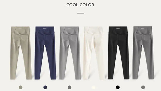 BIVIGAOS 2025 Frühling Sommer Gesäßtasche Haifischhaut Leggings Damen eng weiß Casual Sport Fitness Leggings Leggings Skinny Hosen MedSurgery Store For Digital Health