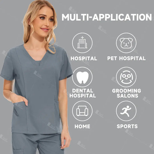 Großhandel Medizinische Uniformen, Jogginganzug, Arzt und Krankenschwester Scrubs, Krankenhaus chirurgische Arbeitskleidung, Multicolour Frauen Scrubs dsers-fulfillment-service