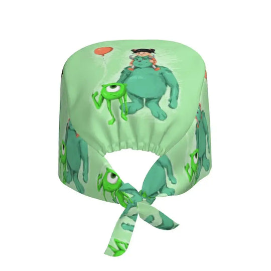 Personalisierte verstellbare Arbeitsmütze mit Monsters University Cartoon, chirurgische Mütze für Männer und Frauen, chirurgische Mütze für Krankenschwestern, Ärzte und Chirurgen MedSurgery Store For Digital Health
