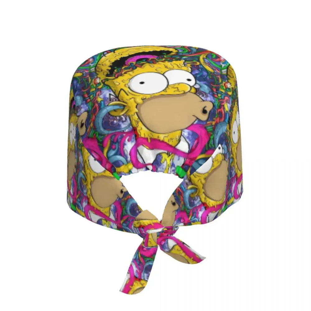 Personalisierte verstellbare Arbeitsmütze mit Gehirn Explosion, Simpsons chirurgische Kappe, chirurgische Kappe für Krankenpflege, Arzt, Chirurg, für Chef MedSurgery Store For Digital Health