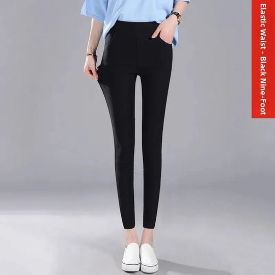 Frauen hohe Taille weiß dünne Leggings, Sommer achtzehn adeazant plonnings, kleine Fuß plonnings sie... MedSurgery Store für digitale Gesundheit