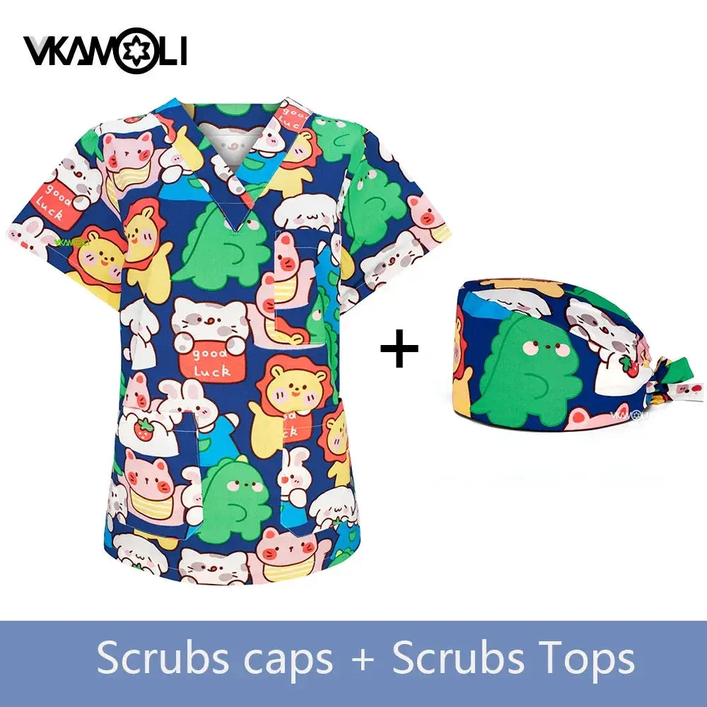 Tierklinik Spa Uniform, Damen Berufsbekleidung, Medizinischer Anzug, Peeling Tops, Peeling Shirt CJdropshipping