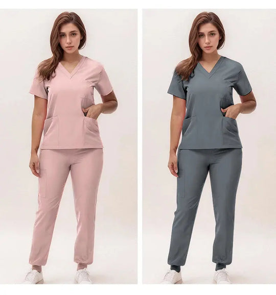 2025 neue V-Ausschnitt Krankenpflegekittel, Jogginghosen, OP-Kittel-Sets, Zahnarztkittel, Krankenhauskittel, Krankenhauskittel S21 MedSurgery Store For Digital Health