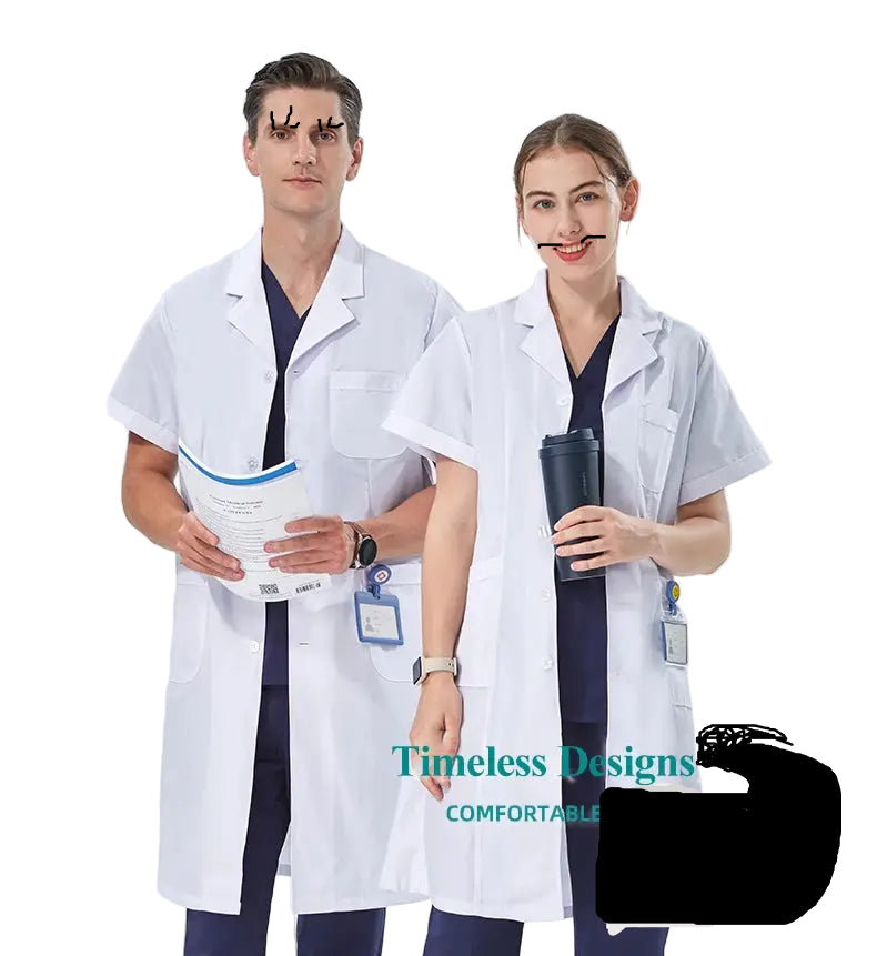 Günstiger weißer Laborkittel für Frauen, Männer, Studenten, Chemie, medizinische Fachkräfte, Krankenschwester, Langarm, Arztkittel XK002 MedSurgery Store For Digital Health