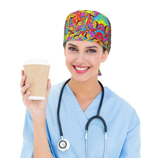 Personalisierte Die Simpsons Cartoon Cartoon medizinisches Personal Scrubs Hut Männer Frauen medizinische Krankenpflege chirurgische Scrub Kappen MedSurgery Store für digitale Gesundheit