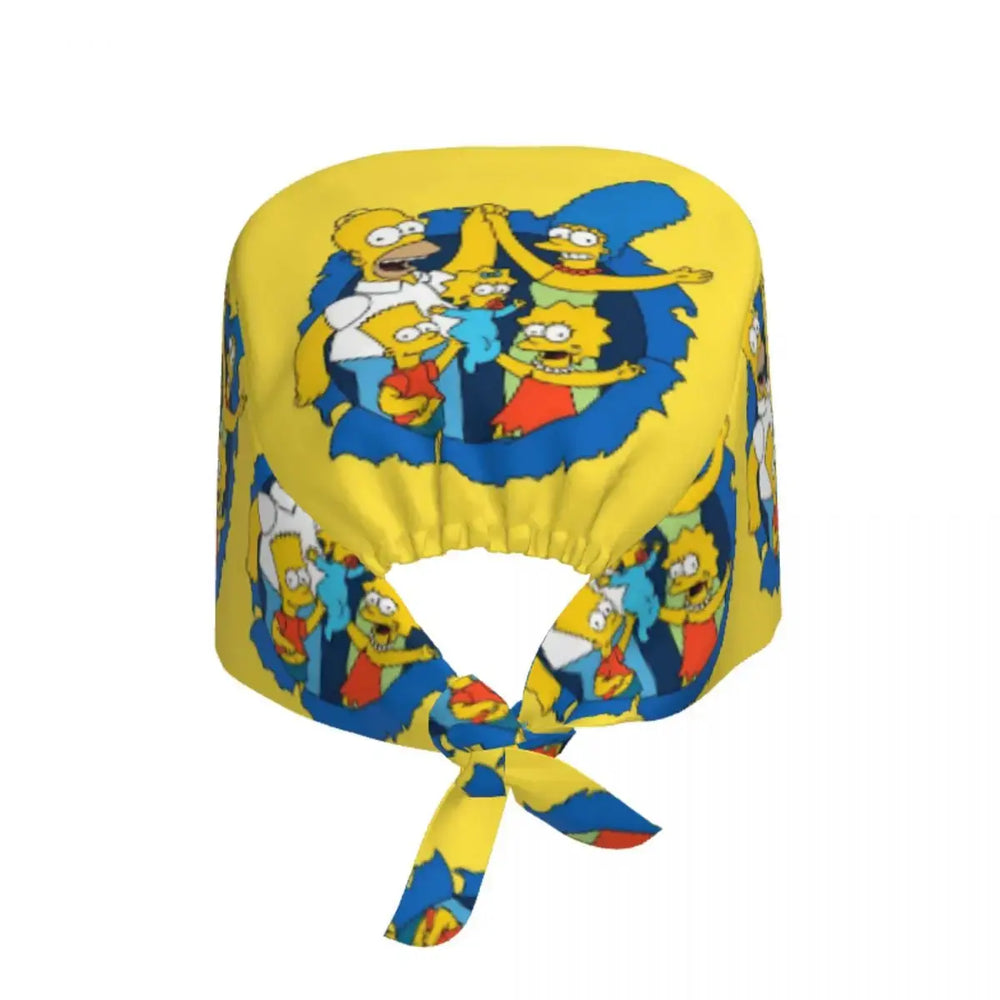 Personalisierte Die Simpsons Cartoon Cartoon medizinisches Personal Scrubs Hut Männer Frauen medizinische Krankenpflege chirurgische Scrub Kappen MedSurgery Store für digitale Gesundheit