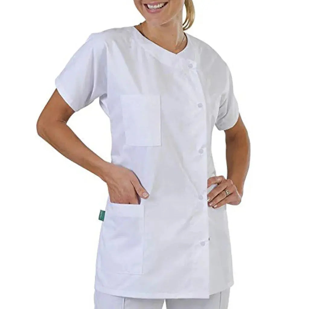 Krankenpflegekittel für Frauen, weißer Kittel, Uniformset, Klinikkittel, Arbeitskleidung, Krankenschwester-Ästhetiker-Outfits, Tops MedSurgery Store For Digital Health