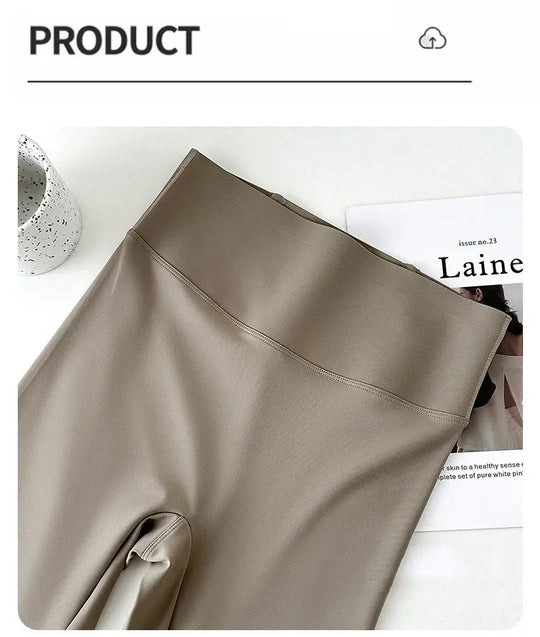 BIVIGAOS 2025 Frühling Sommer Gesäßtasche Haifischhaut Leggings Damen eng weiß Casual Sport Fitness Leggings Leggings Skinny Hosen MedSurgery Store For Digital Health