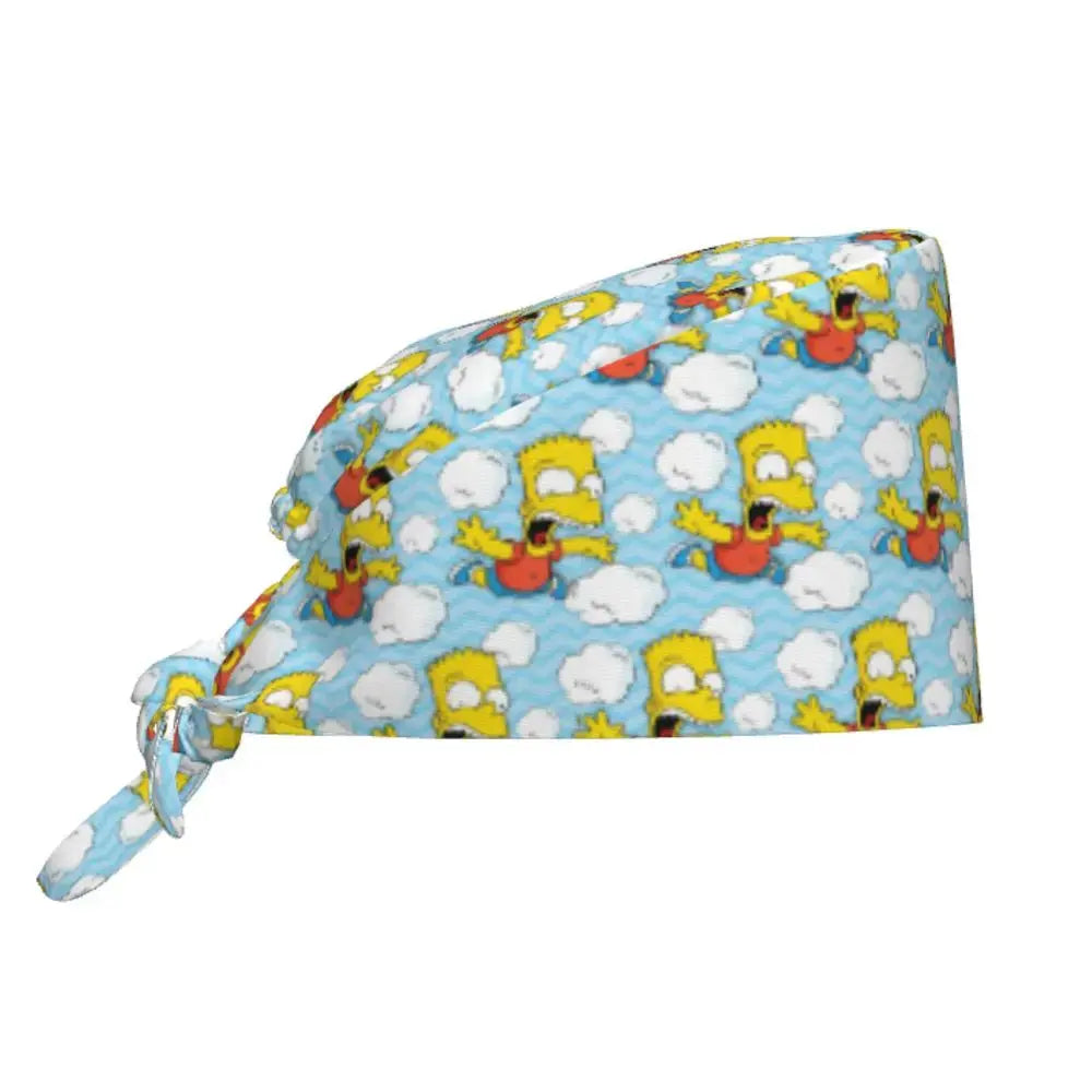 Personalisierte Die Simpsons Cartoon Cartoon medizinisches Personal Scrubs Hut Männer Frauen medizinische Krankenpflege chirurgische Scrub Kappen MedSurgery Store für digitale Gesundheit
