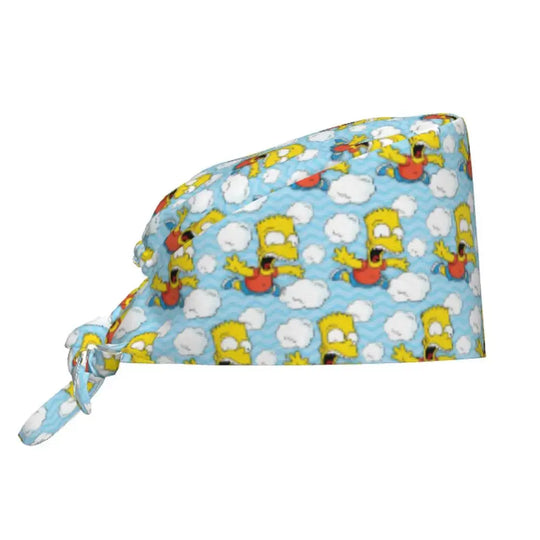 Personalisierte Die Simpsons Cartoon Cartoon medizinisches Personal Scrubs Hut Männer Frauen medizinische Krankenpflege chirurgische Scrub Kappen MedSurgery Store für digitale Gesundheit