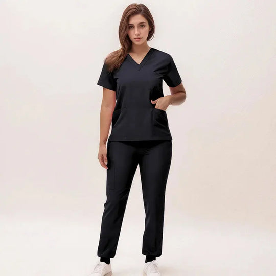 2025 neue V-Ausschnitt Krankenpflegekittel, Jogginghosen, OP-Kittel-Sets, Zahnarztkittel, Krankenhauskittel, Krankenhauskittel S21 MedSurgery Store For Digital Health