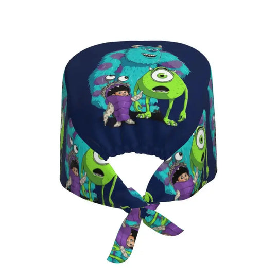 Personalisierte verstellbare Arbeitsmütze mit Monsters University Cartoon, chirurgische Mütze für Männer und Frauen, chirurgische Mütze für Krankenschwestern, Ärzte und Chirurgen MedSurgery Store For Digital Health
