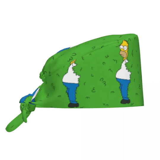 Personalisierte Die Simpsons Cartoon Cartoon medizinisches Personal Scrubs Hut Männer Frauen medizinische Krankenpflege chirurgische Scrub Kappen MedSurgery Store für digitale Gesundheit