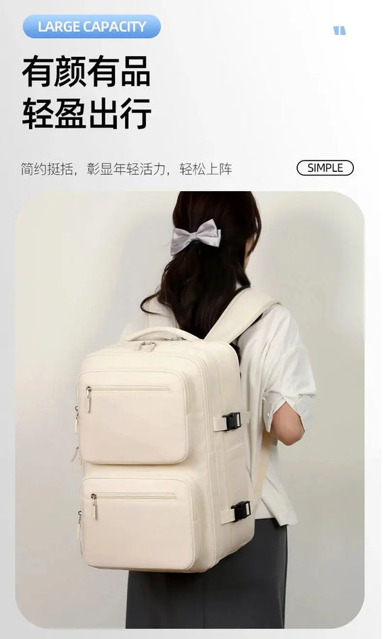 Großer Reiserucksack für Frauen und Männer, Kabinentasche, multifunktionaler wasserdichter Flugzeugrucksack mit USB-Ladefunktion, diebstahlsicherer Rucksack MedSurgery Store For Digital Health