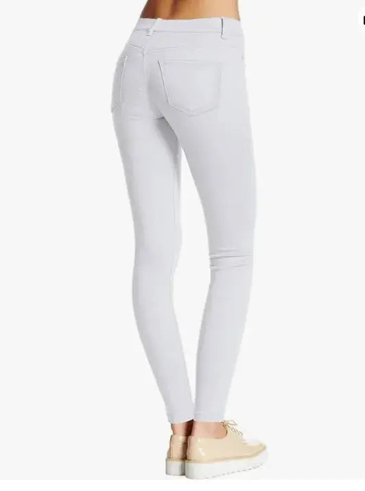 Damen-Jeans aus Baumwollstretch, Freizeithose, weiß, ultra-elastisch, bequem, für die Arbeit MedSurgery Store For Digital Health