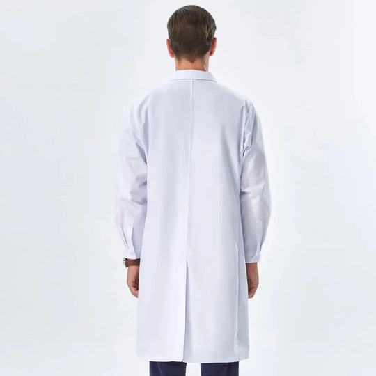 Günstiger weißer Laborkittel für Frauen, Männer, Studenten, Chemie, medizinische Fachkräfte, Krankenschwester, Langarm, Arztkittel XK002 MedSurgery Store For Digital Health