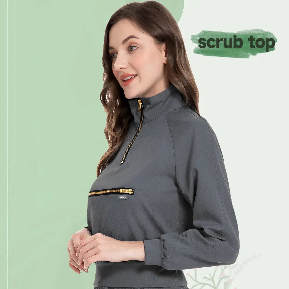 MSORMOSIA Elite Surgical Jacket - Elastische OP-Jacke mit professionellen Taschen (MSO-42035-37) CJdropshipping