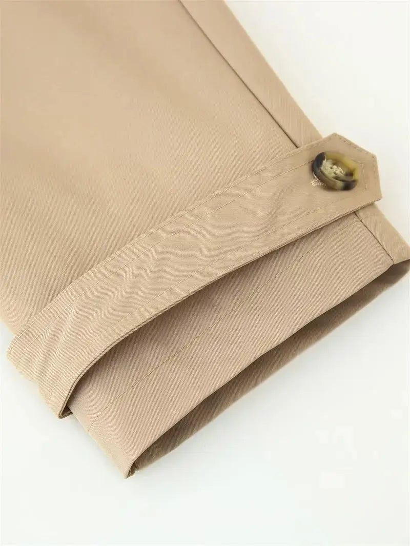 Damen Trenchcoat, neuer Kurzmantel mit Gürtel, Revers, elegantes Freizeitoberteil für Frauen 2025 MedSurgery Store For Digital Health