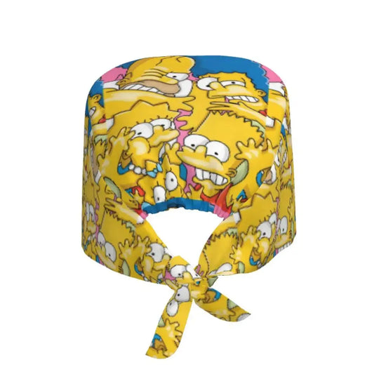 Personalisierte verstellbare Arbeitsmütze mit Gehirn Explosion, Simpsons chirurgische Kappe, chirurgische Kappe für Krankenpflege, Arzt, Chirurg, für Chef MedSurgery Store For Digital Health