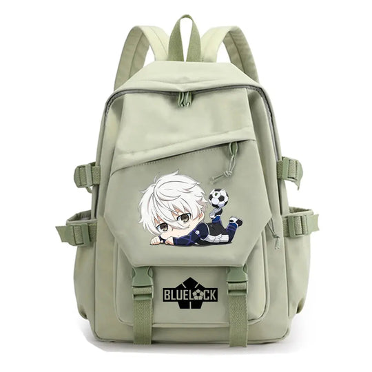Anime blau Schloss Rucksack, Mode Reise-Rucksäcke für Männer und Frauen, Outdoor-Sport-Schultasche MedSurgery Store For Digital Health