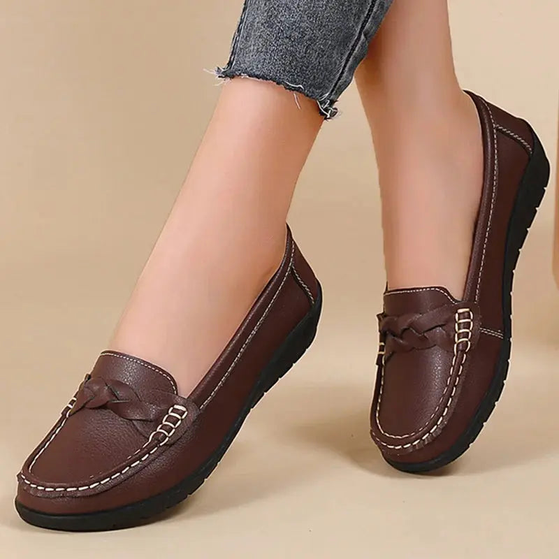 Damenschuhe 2025, Neue Weiche Leder Flache Schuhe, Damen Loafer, Casual Flache Schuhe, Damen Schuhe, Damen Weiße Schuhe MedSurgery Store For Digital Health