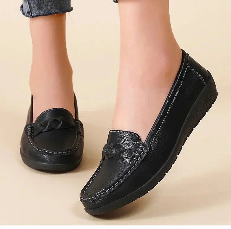 Damenschuhe 2025, Neue Weiche Leder Flache Schuhe, Damen Loafer, Casual Flache Schuhe, Damen Schuhe, Damen Weiße Schuhe MedSurgery Store For Digital Health