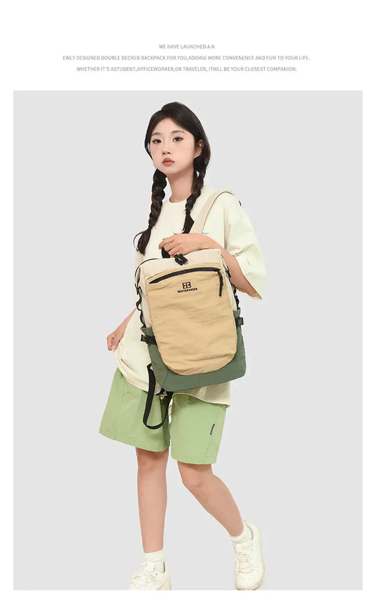 Outdoor-Doppelschulter-Rucksack für Frauen, große Kapazität. Es ist tragbar und geeignet für das Pendeln, Reisen. Es ist ein cas MedSurgery Store für digitale Gesundheit