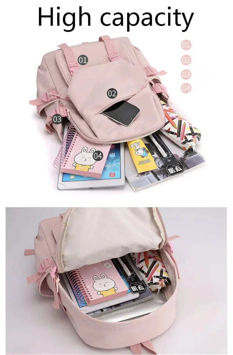 Anime blau Schloss Rucksack, Mode Reise-Rucksäcke für Männer und Frauen, Outdoor-Sport-Schultasche MedSurgery Store For Digital Health