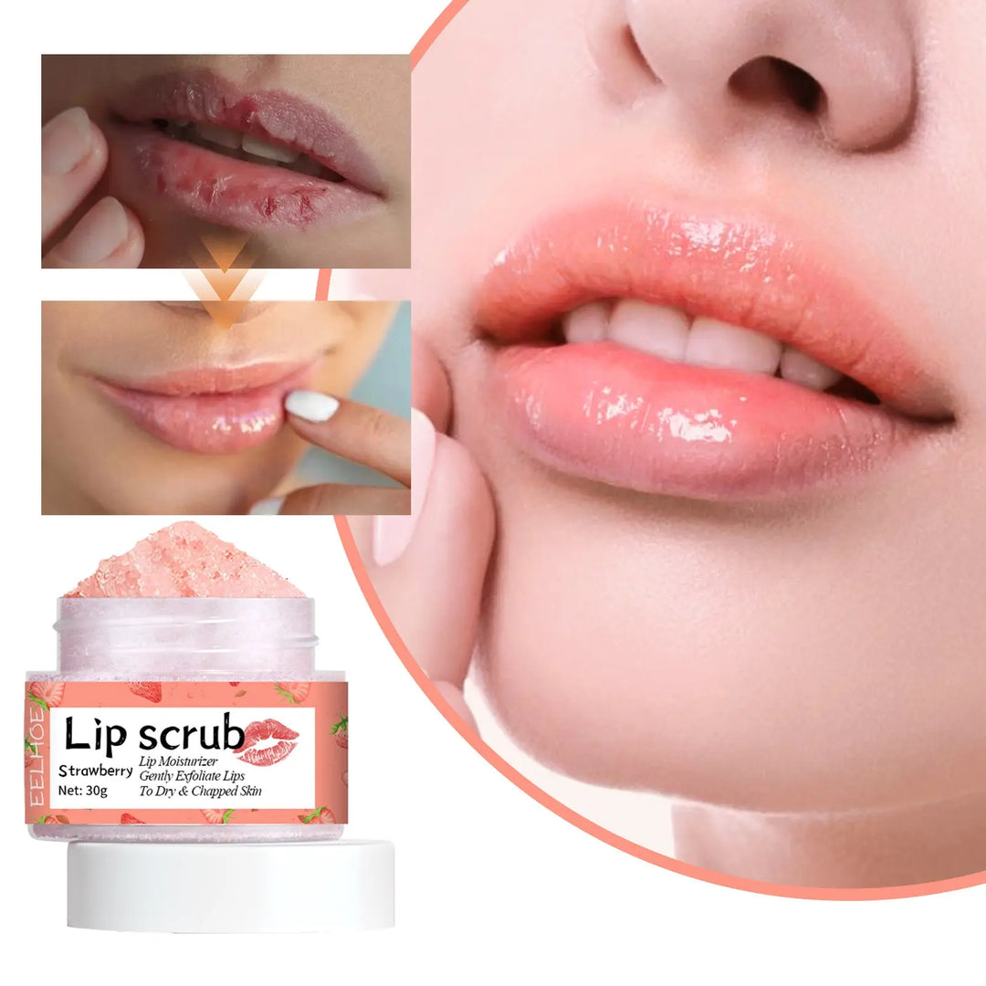 EELHOE Strawberry Lip Scrub - Intensive Feuchtigkeitspflege und Lippenreparatur CJdropshipping