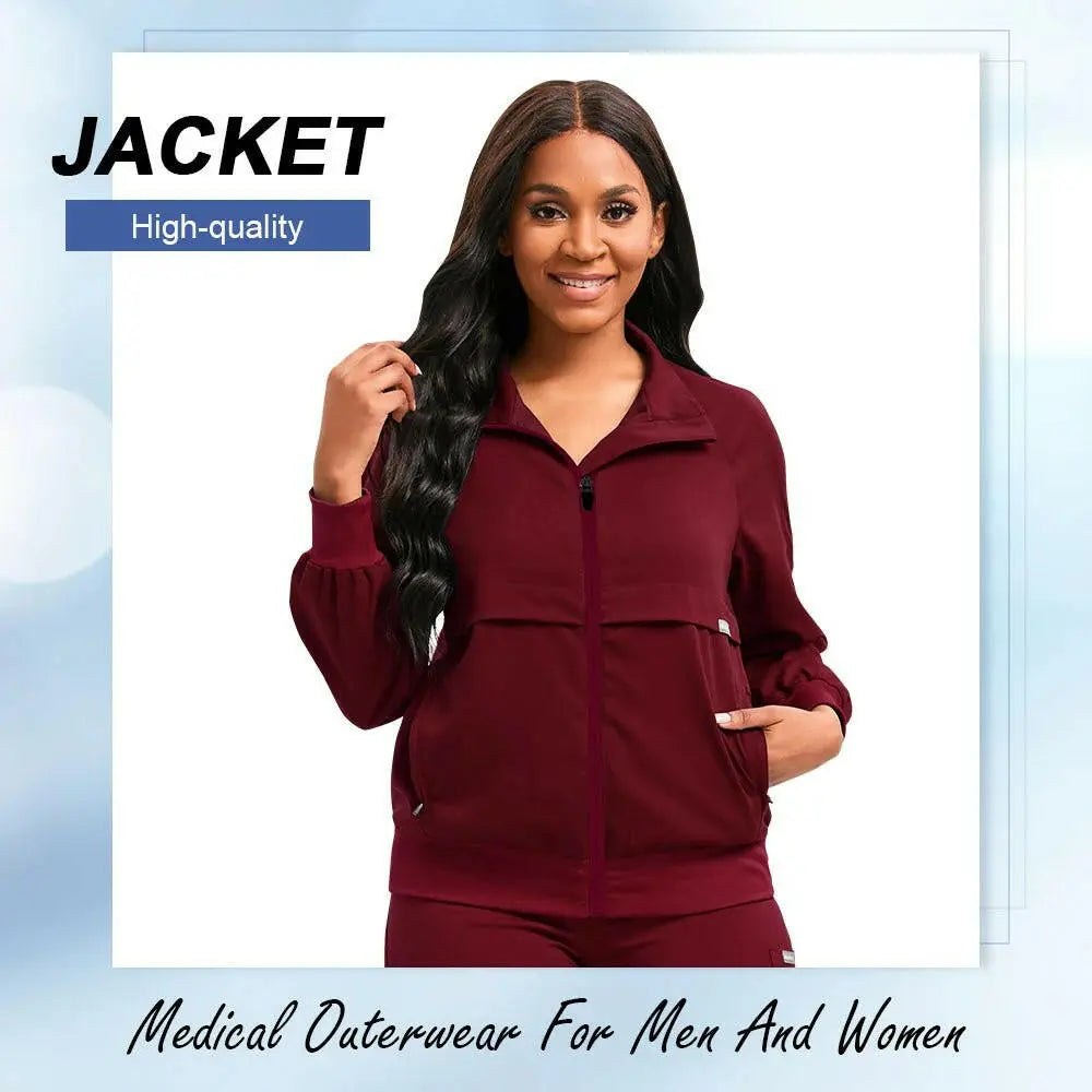 Großhandelspreis medizinische Scrub Uniform Jacke Frauen Männer Dental Scrub Gesundheitswesen Uniform Beauty Salon Manicurist Reinigung tragen neu