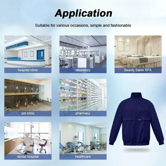 Großhandelspreis medizinische Scrub Uniform Jacke Frauen Männer Dental Scrub Gesundheitswesen Uniform Beauty Salon Manicurist Reinigung tragen neu