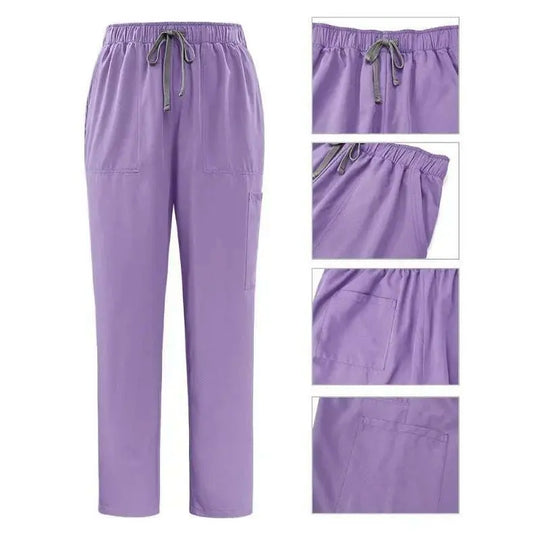 Klassische neue Krankenschwester Scrubs Set Männer Krankenschwester Zubehör Medizinische Uniform Chirurgische Dental Klinische Top Hosen Labor Arbeitskleidung
