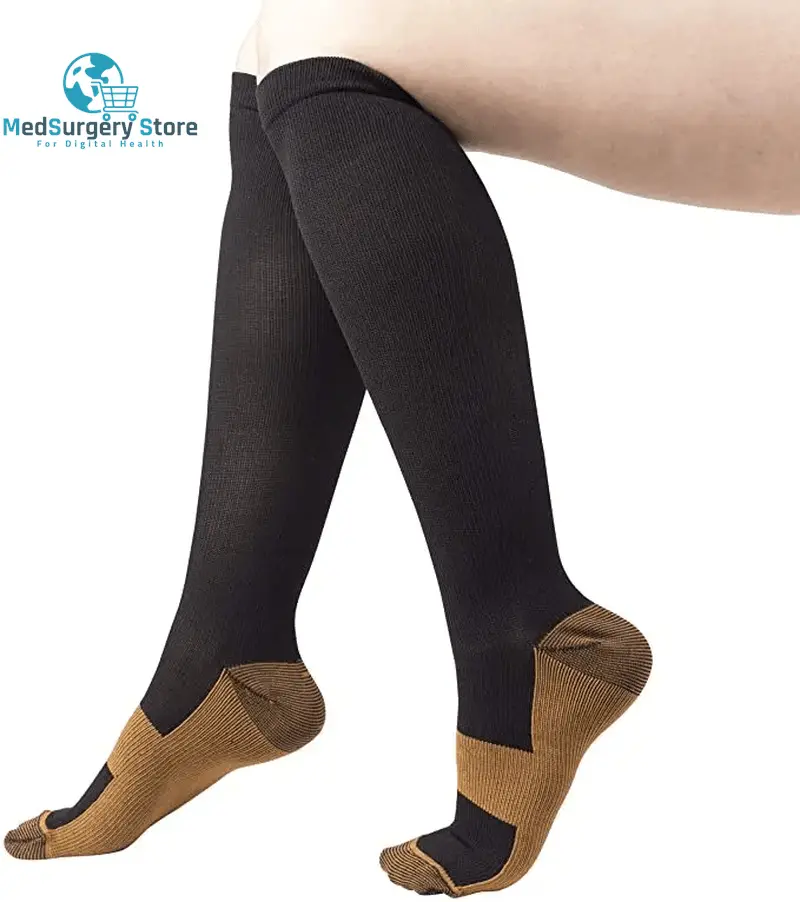 Neue Kompressionssocken Männer Frauen Krampfadern Kompression Golfs Crew Middle Tube Crossfit Travel Krankenschwester Socken EU 36-50 Meias