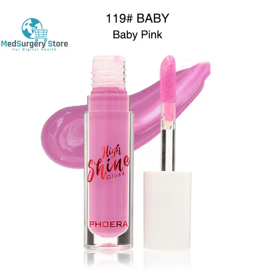 Crystal Lip Balm und Long-Lasting Moisturizing Lip Glaze - Fester Gelee-Lippenstift mit Water Wave Mirror Finish für verbesserte Lippenpflege und Make-up