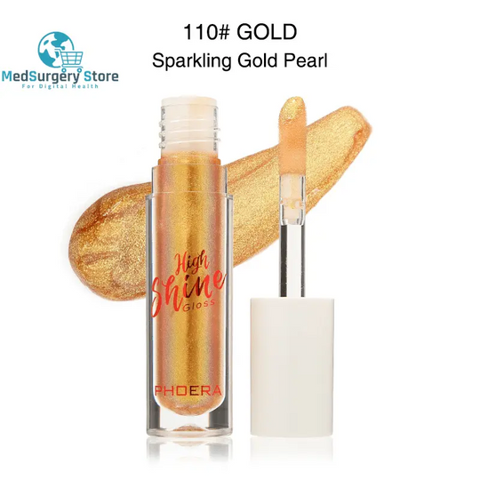 Crystal Lip Balm und Long-Lasting Moisturizing Lip Glaze - Fester Gelee-Lippenstift mit Water Wave Mirror Finish für verbesserte Lippenpflege und Make-up