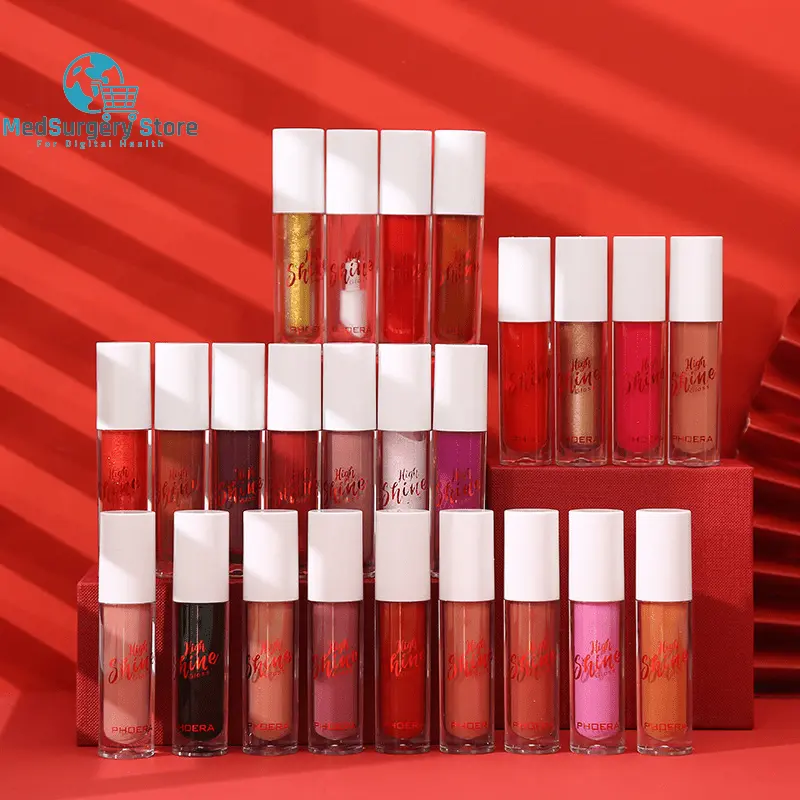 Crystal Lip Balm und Long-Lasting Moisturizing Lip Glaze - Fester Gelee-Lippenstift mit Water Wave Mirror Finish für verbesserte Lippenpflege und Make-up