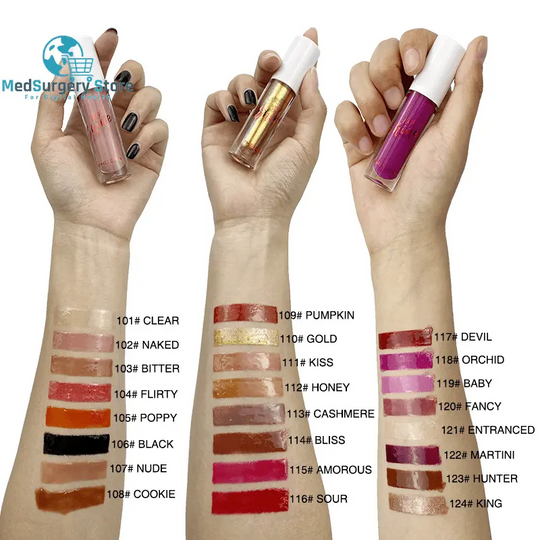 Crystal Lip Balm und Long-Lasting Moisturizing Lip Glaze - Fester Gelee-Lippenstift mit Water Wave Mirror Finish für verbesserte Lippenpflege und Make-up