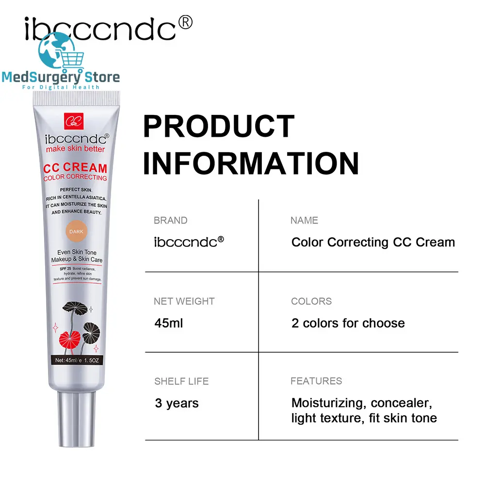 Erborian Waterproof Moisturizing CC Cream - Anti-Schweiß-Makeup für dauerhaften Schutz und Korrektur der Haut