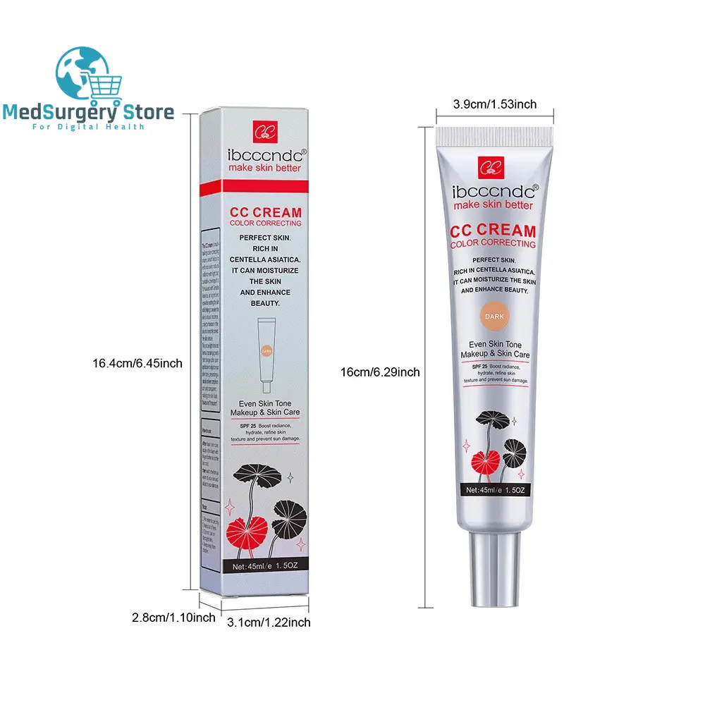 Erborian Waterproof Moisturizing CC Cream - Anti-Schweiß-Makeup für dauerhaften Schutz und Korrektur der Haut