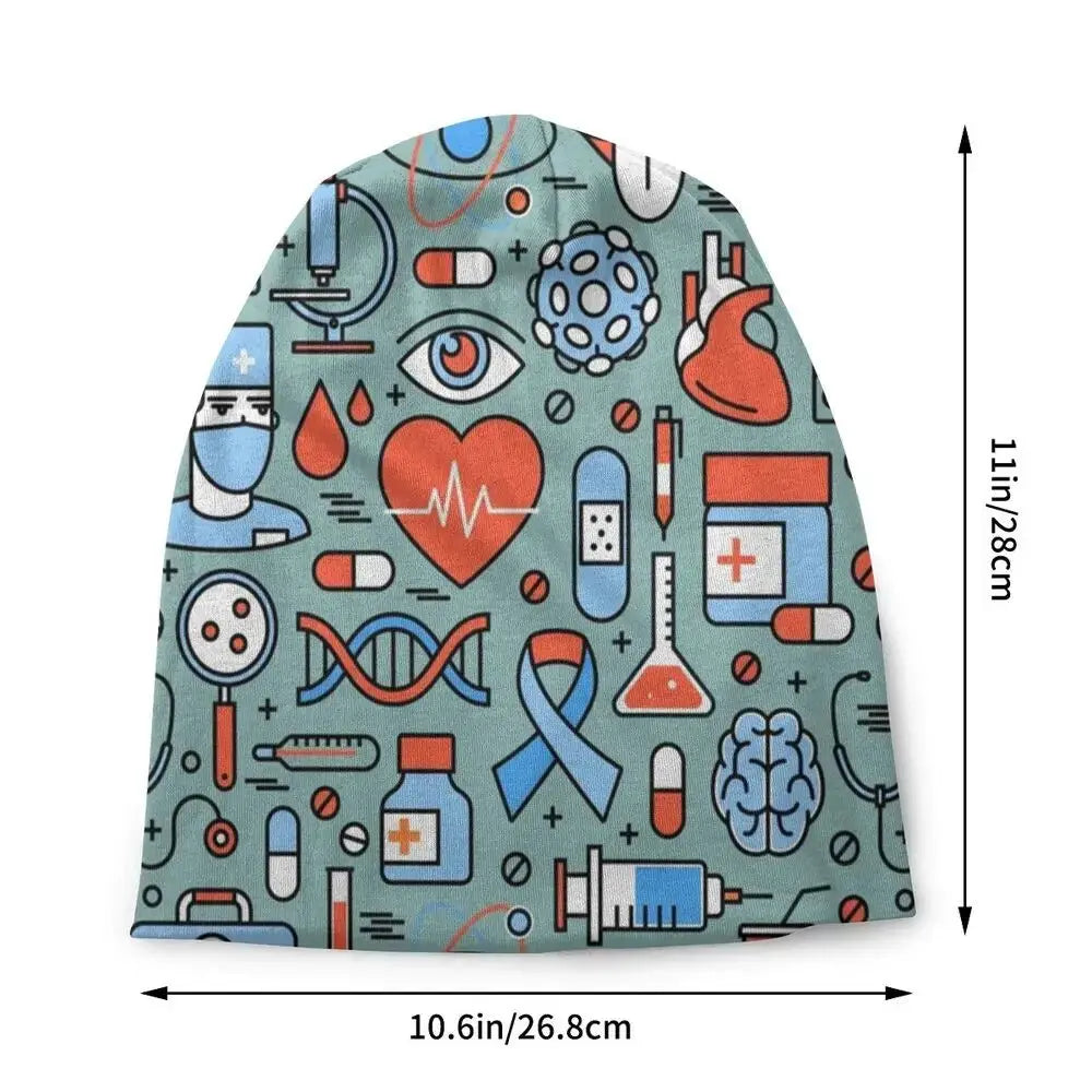 Unisex Women's Warm Winter Beanie, Knitted Beanie, Fashionable Nursing Pattern Beanie, Outdoor Health Care Beanie, Men's BeanieMedSurgery Store For Digital HealthMedSurgery Store For Digital Health1005008428298148 - 1 - Skullies Beanies Hat1Skullies Beanies HatWarm Unisex Women's Warm Winter Beanie, Knitted Beanie, Fashionable Nursing Pattern Beanie, Outdoor Health Care Beanie, Men's Beanie, Men's Beanie