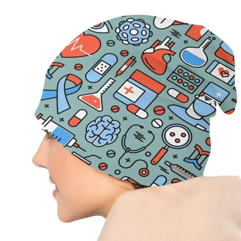 Unisex Women's Warm Winter Beanie, Knitted Beanie, Fashionable Nursing Pattern Beanie, Outdoor Health Care Beanie, Men's BeanieMedSurgery Store For Digital HealthMedSurgery Store For Digital Health1005008428298148 - 1 - Skullies Beanies Hat1Skullies Beanies HatWarm Unisex Women's Warm Winter Beanie, Knitted Beanie, Fashionable Nursing Pattern Beanie, Outdoor Health Care Beanie, Men's Beanie, Men's Beanie