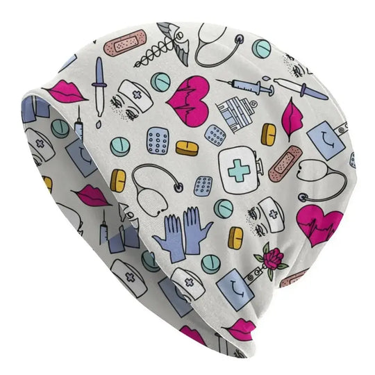 Unisex Women's Warm Winter Beanie, Knitted Beanie, Fashionable Nursing Pattern Beanie, Outdoor Health Care Beanie, Men's BeanieMedSurgery Store For Digital HealthMedSurgery Store For Digital Health1005008428298148 - 1 - Skullies Beanies Hat1Skullies Beanies HatWarm Unisex Women's Warm Winter Beanie, Knitted Beanie, Fashionable Nursing Pattern Beanie, Outdoor Health Care Beanie, Men's Beanie, Men's Beanie