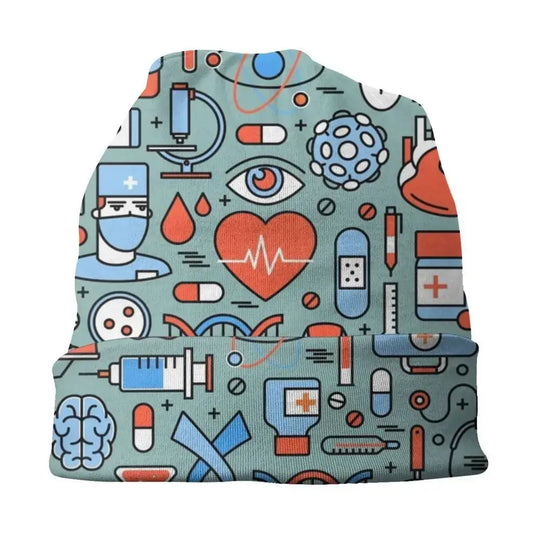 Unisex Women's Warm Winter Beanie, Knitted Beanie, Fashionable Nursing Pattern Beanie, Outdoor Health Care Beanie, Men's BeanieMedSurgery Store For Digital HealthMedSurgery Store For Digital Health1005008428298148 - 1 - Skullies Beanies Hat1Skullies Beanies HatWarm Unisex Women's Warm Winter Beanie, Knitted Beanie, Fashionable Nursing Pattern Beanie, Outdoor Health Care Beanie, Men's Beanie, Men's Beanie