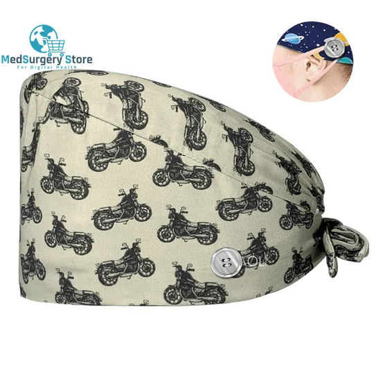Neue Scrub Krankenschwester Hut Floral Bouffant Cap Mode Multicolour Krankenschwester Scrub Caps Einstellbare Bandage Turban Chirurgische Arzt Krankenschwester Hüte