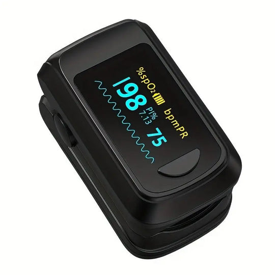 HEALTHTREE Pulsoximeter Fingerspitze SpO2 Herzfrequenz-Monitor - Blut-Sauerstoff-Sättigung Monitor mit LCD-Display, Batterie - powered (AAA), kompaktes Design für zu Hause, Reisen & Luftfahrt verwenden, Reise-Gesundheits-Tool, moderne medizinische Gerät,dsers - fulfillment - serviceMedSurgery Store For Digital Health601099661772693 - BlackBlackHEALTHTREE Pulsoximeter Fingertip SpO2 Heart Rate Monitor - Blut-Sauerstoff-Sättigung Monitor mit LCD-Display, Batterie - Powered (AAA), kompaktes Design für Zuhause, Reisen & Luftfahrt U