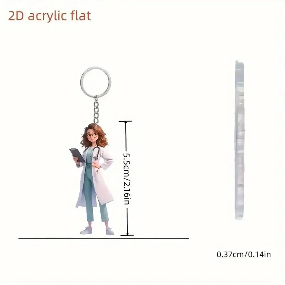 Acryl-Schlüsselanhänger in der Form von Gesundheitspersonal. Ideal für Medizin- oder KrankenpflegeschülerBekleidung & ZubehörDersers - fulfillment - serviceMedSurgery Store For Digital Health1005008559091136 - Style 5 - CHINAStyle 5CHINALAcryl-Schlüsselanhänger in der Form von Gesundheitspersonal. Ideal für Medizin- oder Pflegestudenten