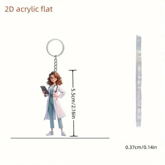 Acryl-Schlüsselanhänger in der Form von Gesundheitspersonal. Ideal für Medizin- oder KrankenpflegeschülerBekleidung & ZubehörDersers - fulfillment - serviceMedSurgery Store For Digital Health1005008559091136 - Style 5 - CHINAStyle 5CHINALAcryl-Schlüsselanhänger in der Form von Gesundheitspersonal. Ideal für Medizin- oder Pflegestudenten